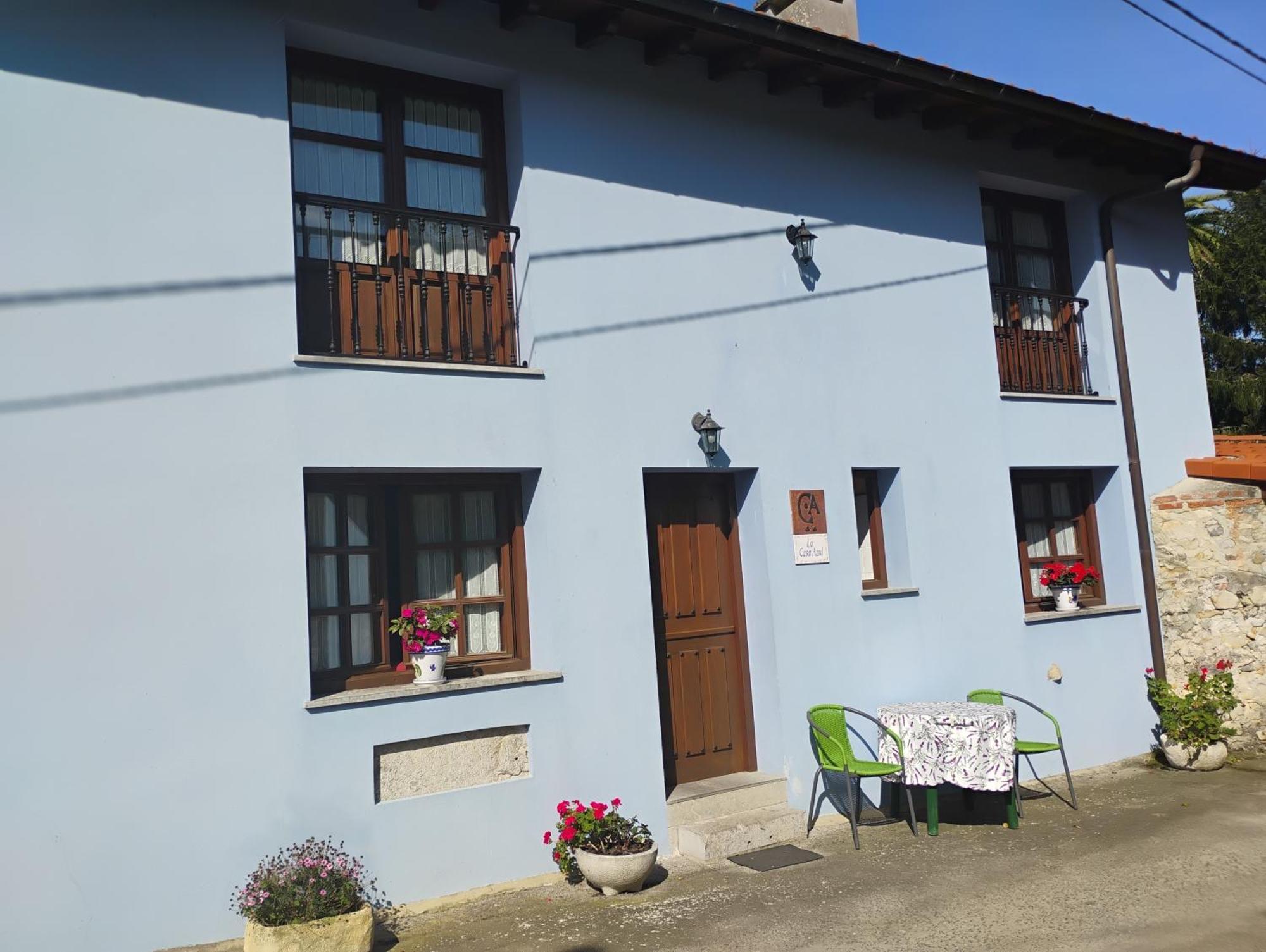 Casa Rural Casa Azul Villahormes Exterior foto